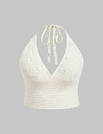 Top SHEIN CURVE, alb