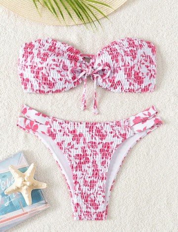 Costum de baie SHEIN, roz
