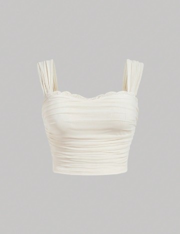 Top SHEIN CURVE, crem