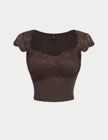 Top SHEIN CURVE, maro