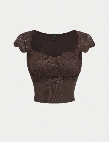Top SHEIN CURVE, maro