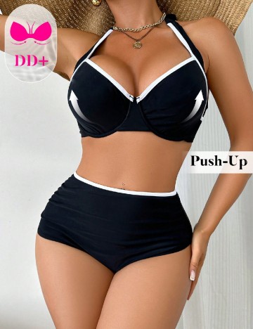 Costum de baie SHEIN, negru