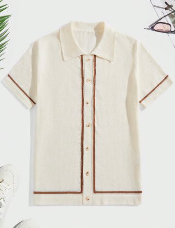 Tricou SHEIN, crem