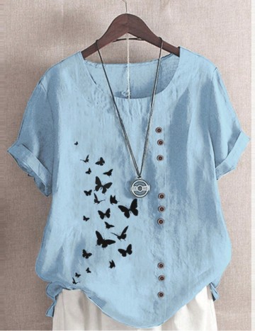 Tricou SHEIN, albastru
