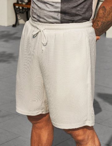 Pantaloni scurti SHEIN, alb