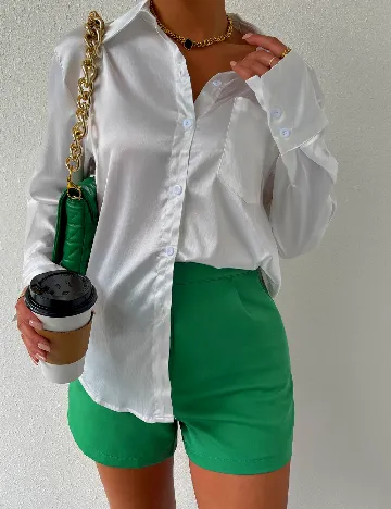 Pantaloni scurti SHEIN, verde
