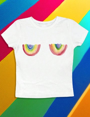 Tricou SHEIN CURVE, alb