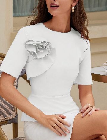 Bluza SHEIN, alb