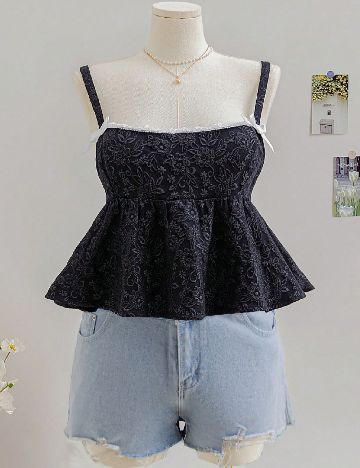 Maiou SHEIN CURVE, negru