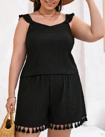 Compleu SHEIN CURVE, negru