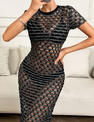 Rochie de plaja SHEIN, negru