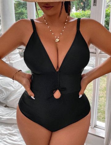 Costum de baie SHEIN, negru