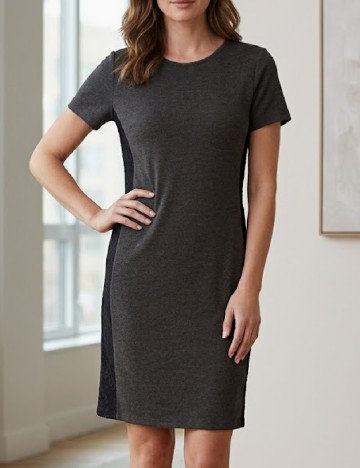 Rochie scurta Tezenis, gri inchis