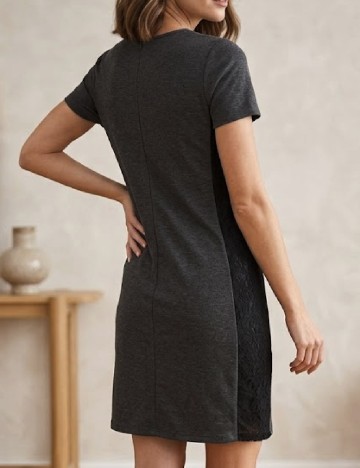 Rochie scurta Tezenis, gri inchis