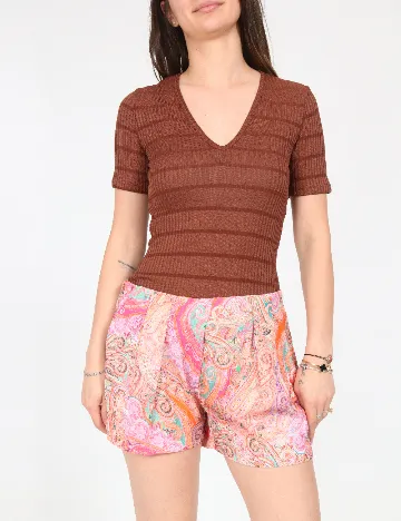 Pantaloni scurti Zara, roz