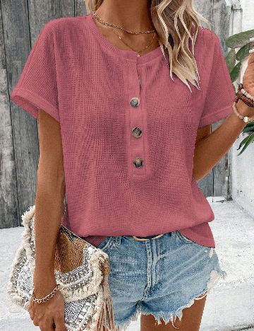 Tricou SHEIN, roz
