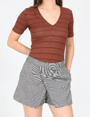Fusta pantalon Bershka, gri