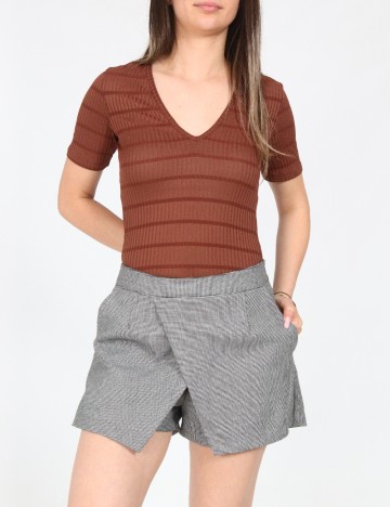 Fusta pantalon Bershka, gri