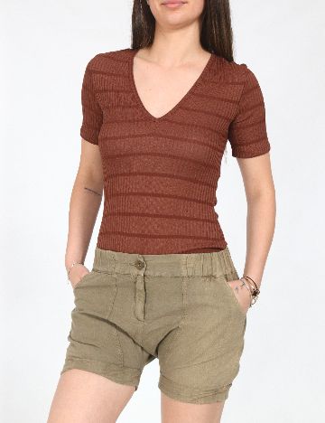 Pantaloni scurti Zara, verde