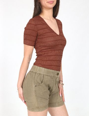 Pantaloni scurti Zara, verde
