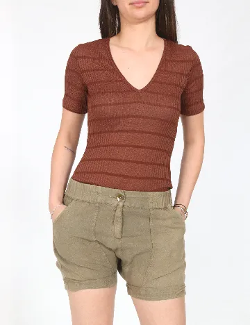 Pantaloni scurti Zara, verde