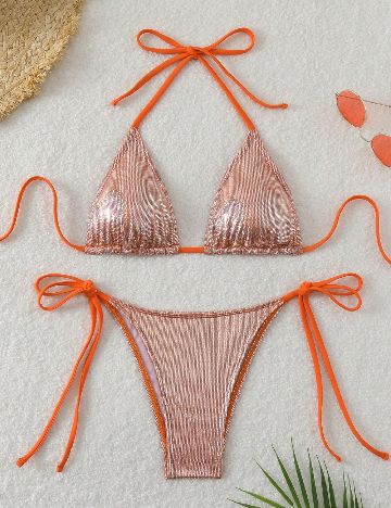 Costum de baie SHEIN, portocaliu
