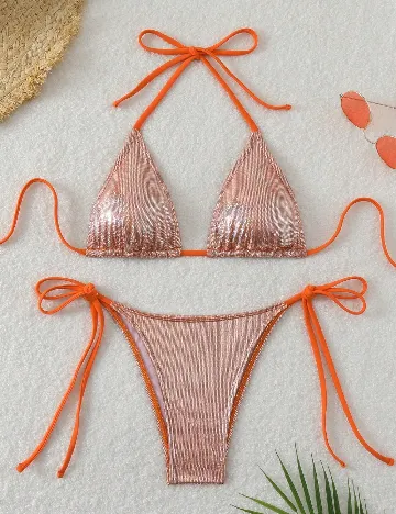 Costum de baie SHEIN, portocaliu