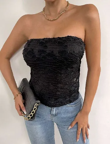 Top SHEIN, negru