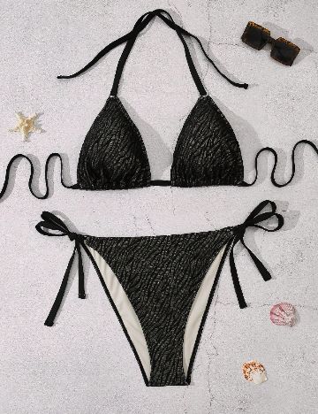 Costum de baie SHEIN CURVE, negru