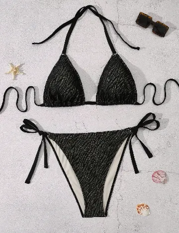 Costum de baie SHEIN CURVE, negru