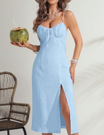Rochie medie SHEIN, albastru