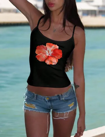 Top SHEIN, negru