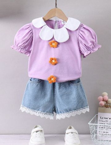 Compleu Shein Kids, mix culori