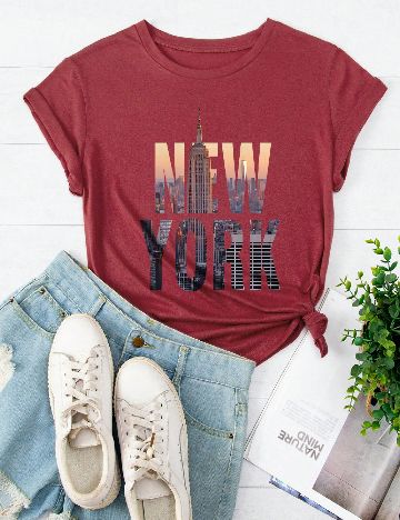 Tricou SHEIN, rosu