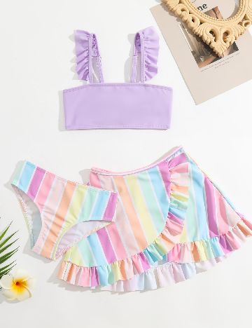 Costum de baie Shein Kids, mix culori