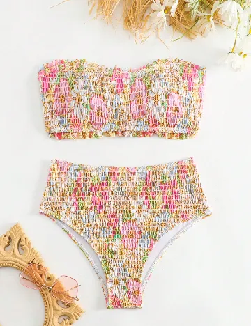 Costum de baie SHEIN, mix culori