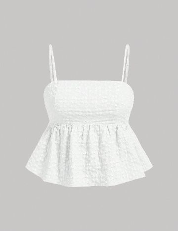 Top SHEIN CURVE, alb