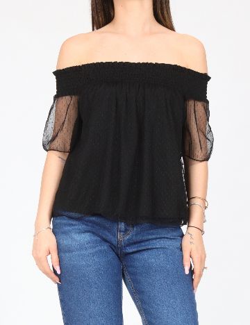 Top Zara, negru