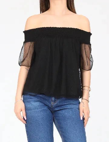 Top Zara, negru