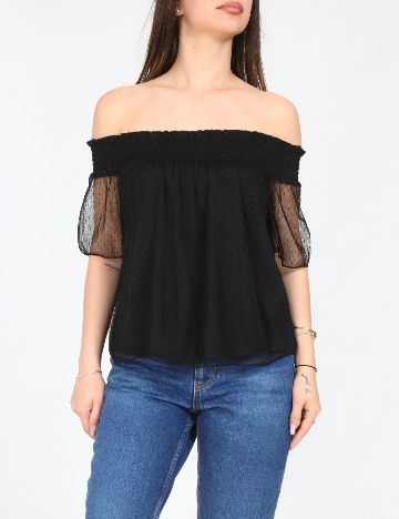 Top Zara, negru