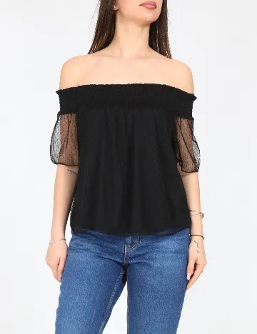 Top Zara, negru