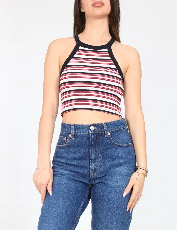 Top Zara, rosu