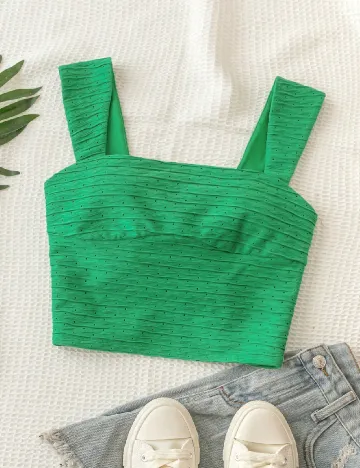 Top SHEIN, verde