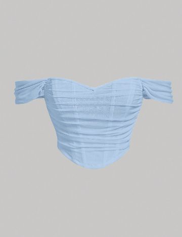 Top SHEIN CURVE, albastru