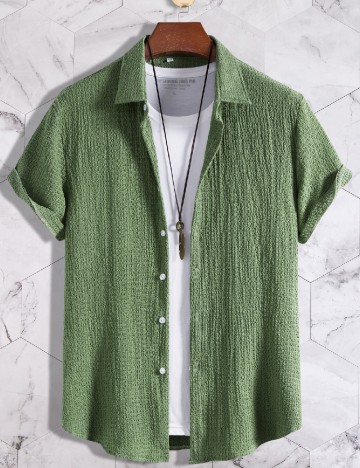 Camasa SHEIN, verde
