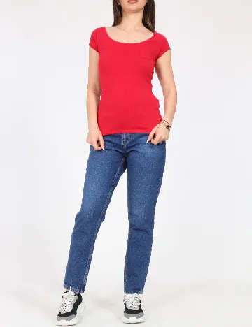 Tricou Bershka, rosu