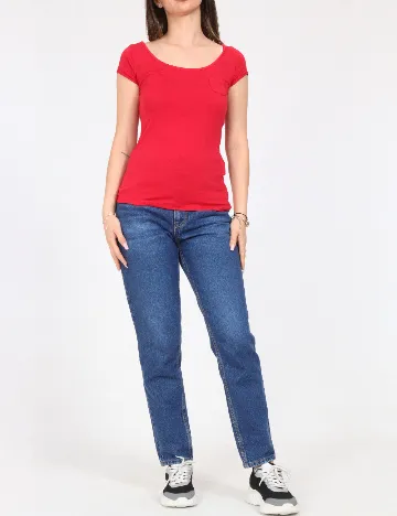 Tricou Bershka, rosu
