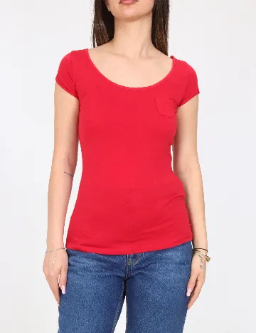 Tricou Bershka, rosu
