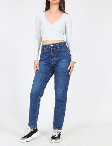 Top Bershka, gri