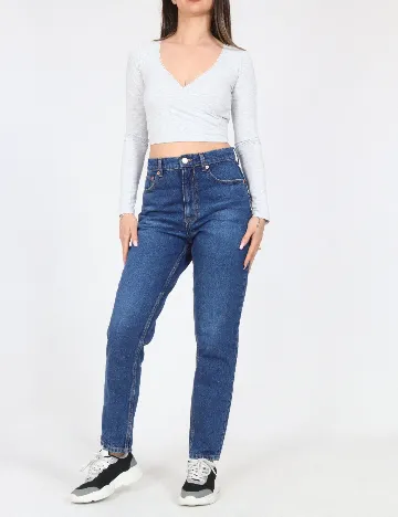 Top Bershka, gri
